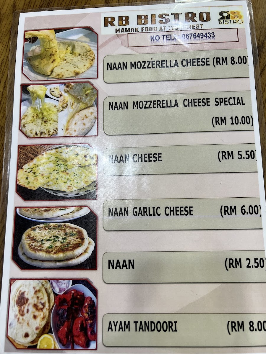 RB BISTRO @ SEREMBAN Photo Menu 3