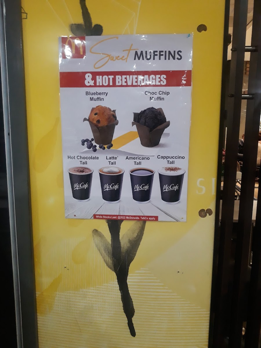 McDonald's The Grove Mall Photo Menu 1