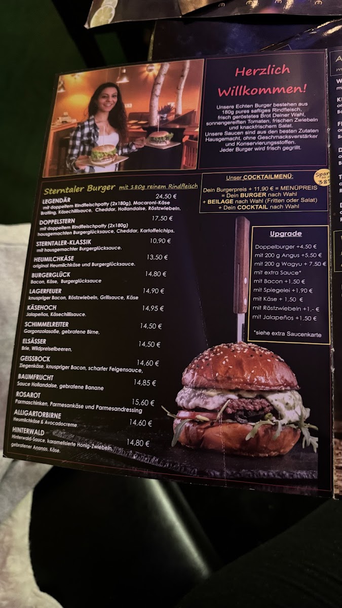 Sterntaler Burger Photo Menu 1