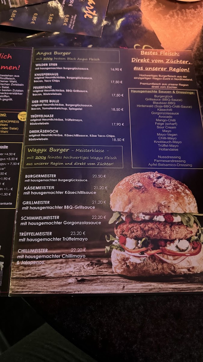 Sterntaler Burger Photo Menu 2