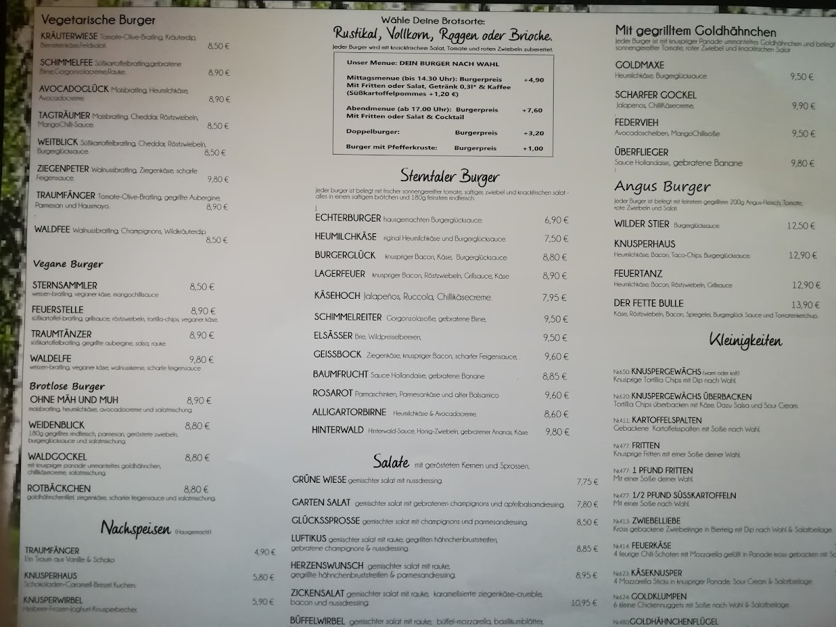 Sterntaler Burger Photo Menu 4