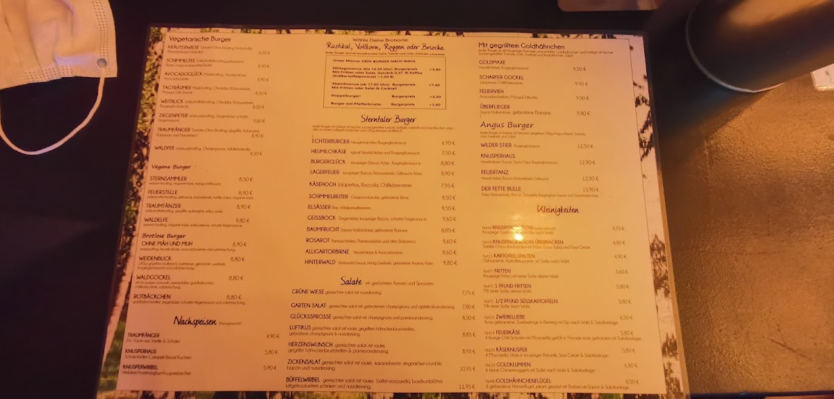 Sterntaler Burger Photo Menu 5
