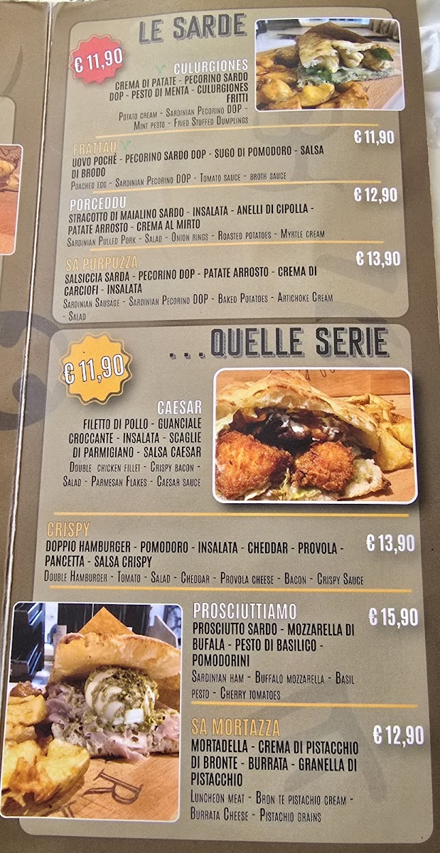 Sardus Focacceria Gourmet Photo Menu 1