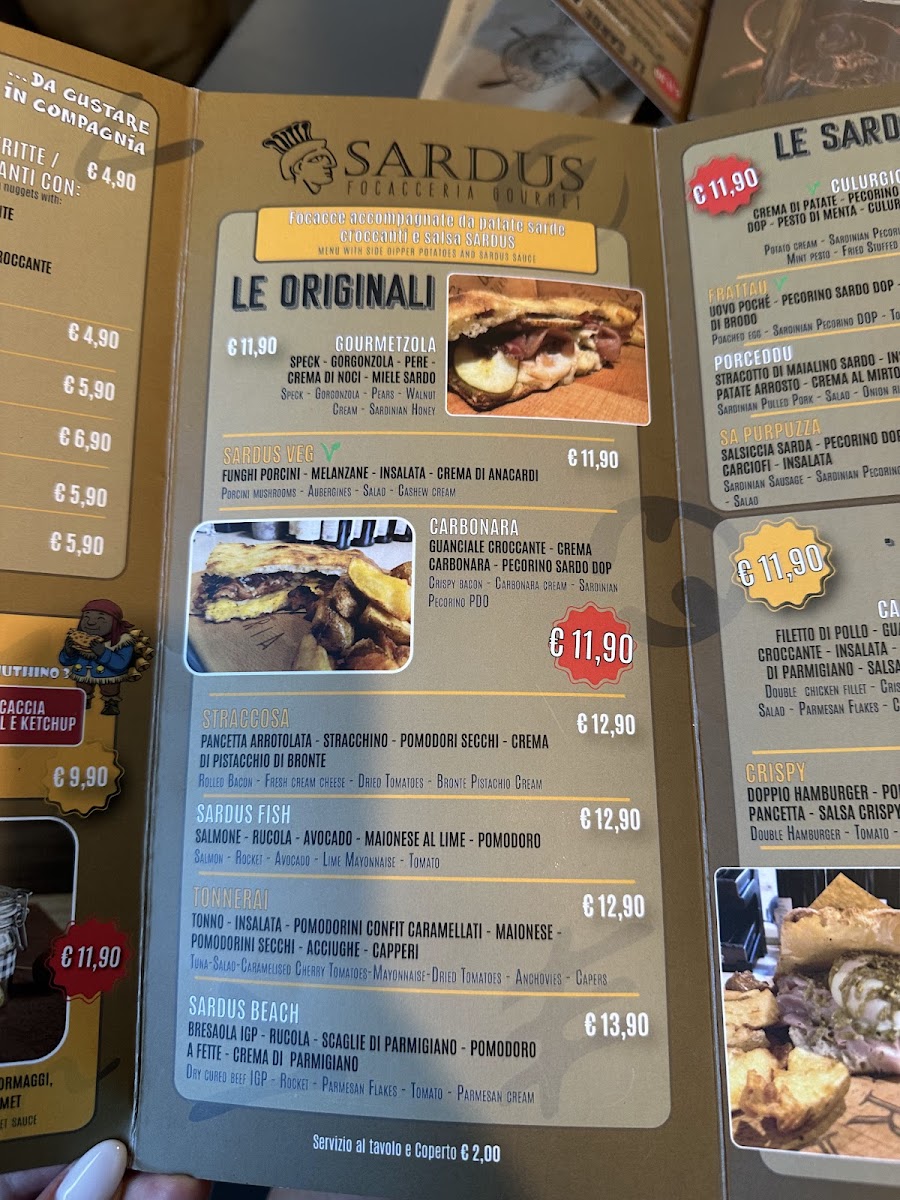 Sardus Focacceria Gourmet Photo Menu 6