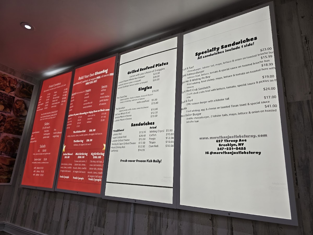 More Than Just Lobster NY Photo Menu 3