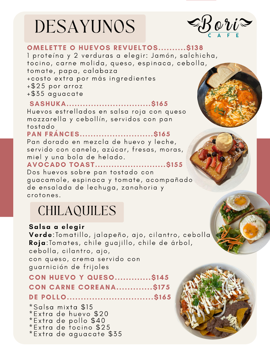Bori, Café y Comida Coreana Photo Menu 1