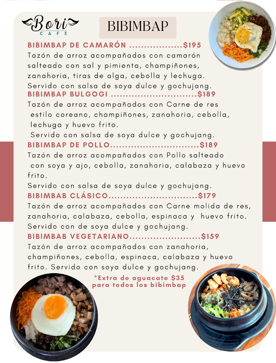 Bori, Café y Comida Coreana Photo Menu 6