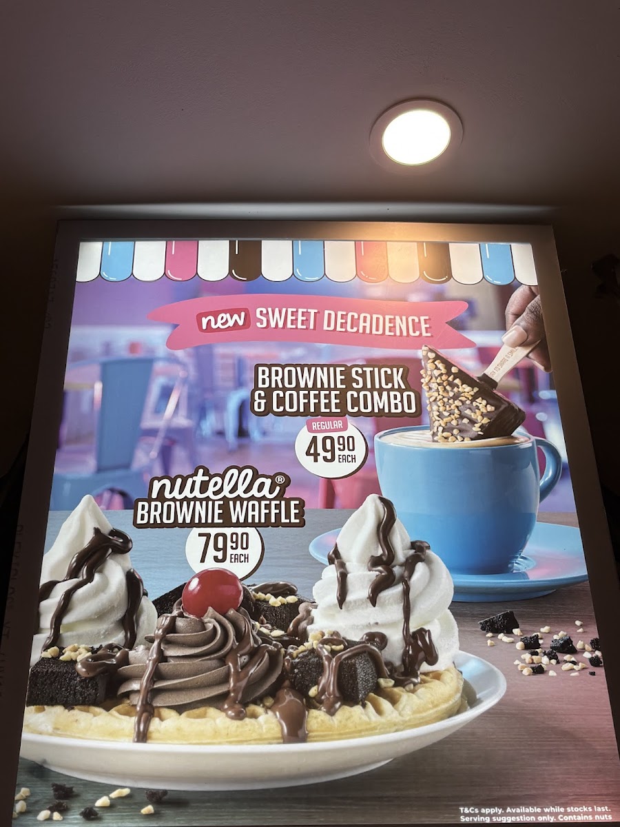 Milky Lane Table Bay Mall Photo Menu 1