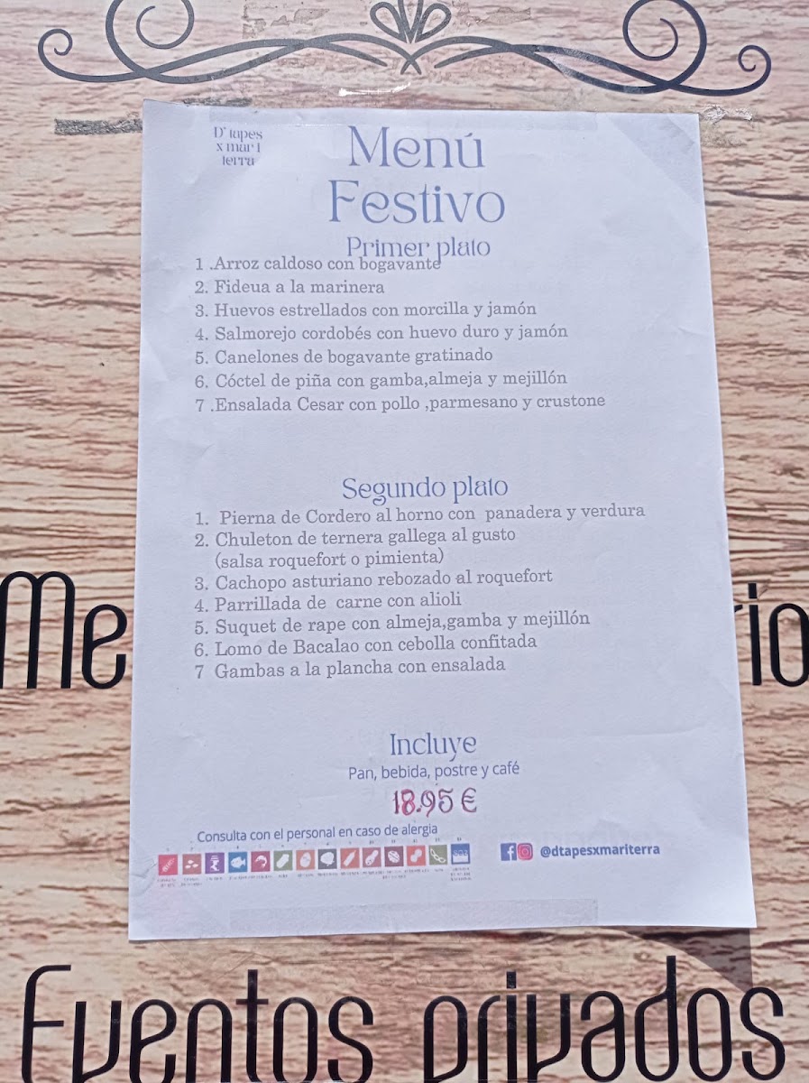 RESTOBAR LA CLAU Photo Menu 1