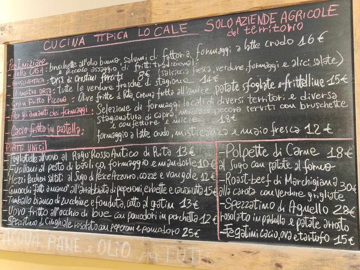 Trattoria da Rita Photo Menu 2