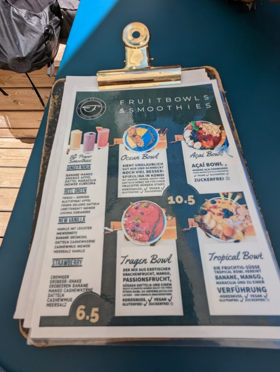 THE FRIDAY Cupping Room Photo Menu 2