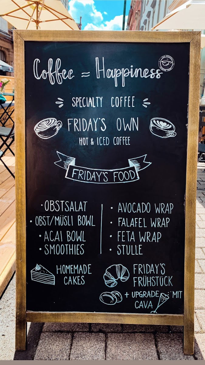 THE FRIDAY Cupping Room Photo Menu 9