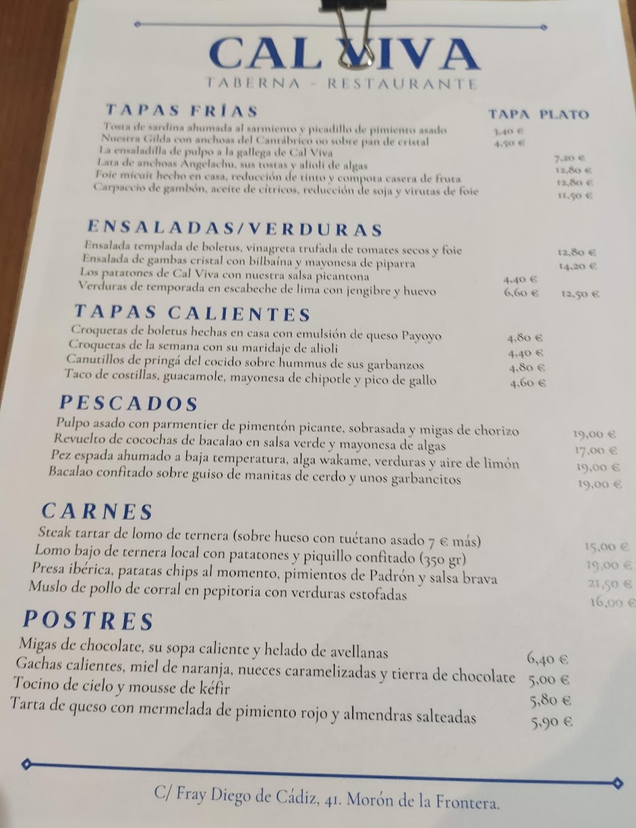 Cal Viva · Restaurante Enoteca Photo Menu 4