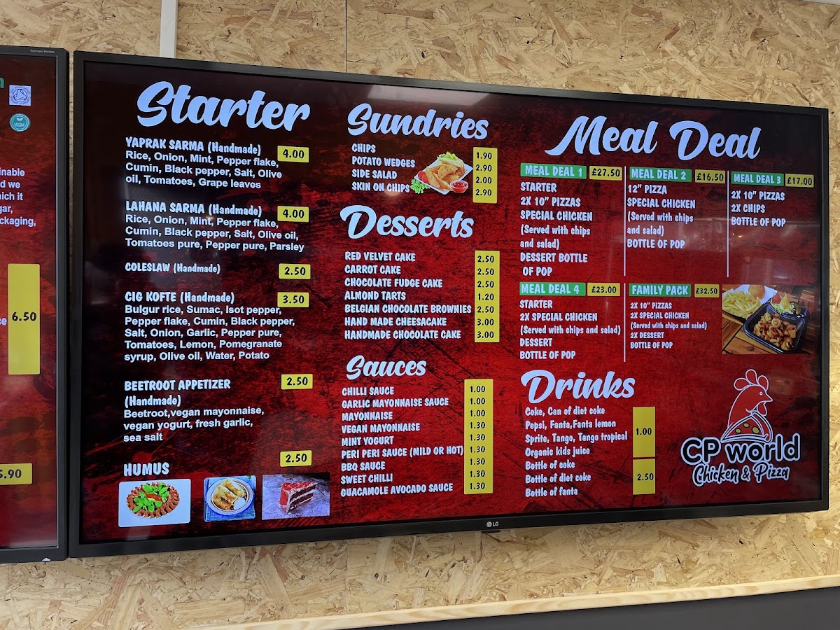 NEDA’s GOURMET BURGER Photo Menu 1