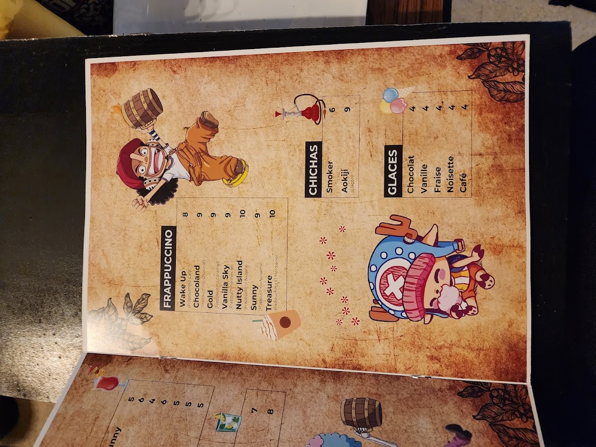 One piece coffee Photo Menu 7