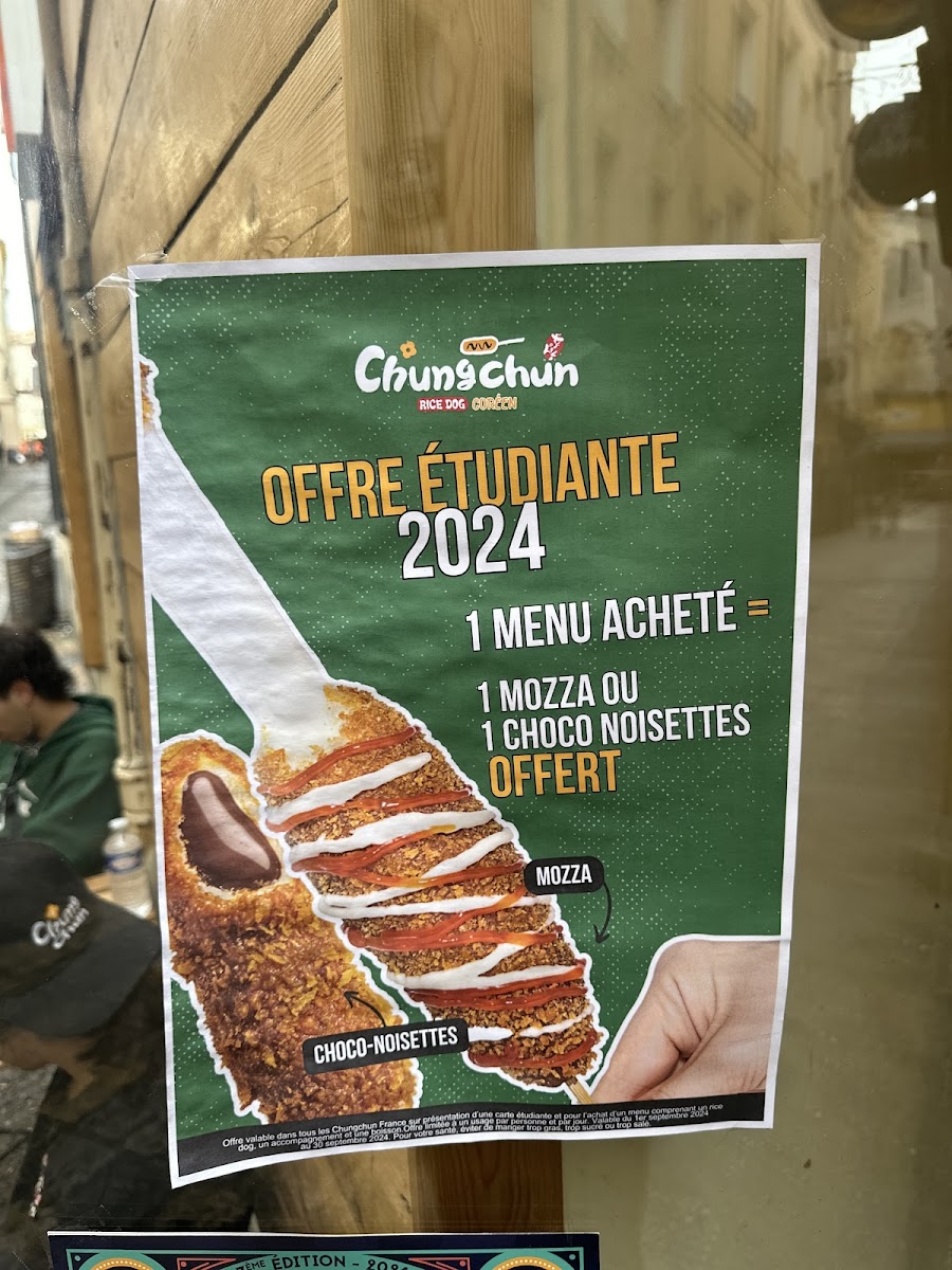 Chungchun Ricedog Coréen Aix-en-Provence Photo Menu 8