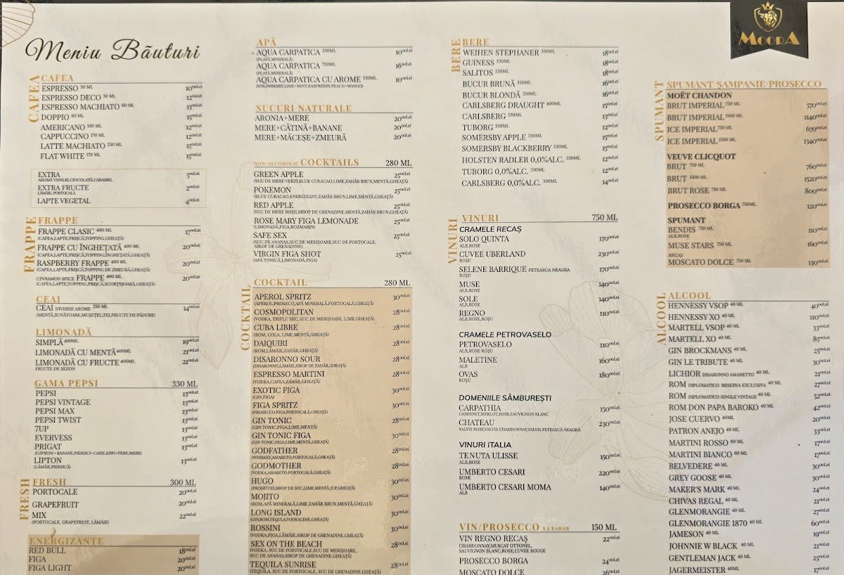 Moora Legacy Photo Menu 1