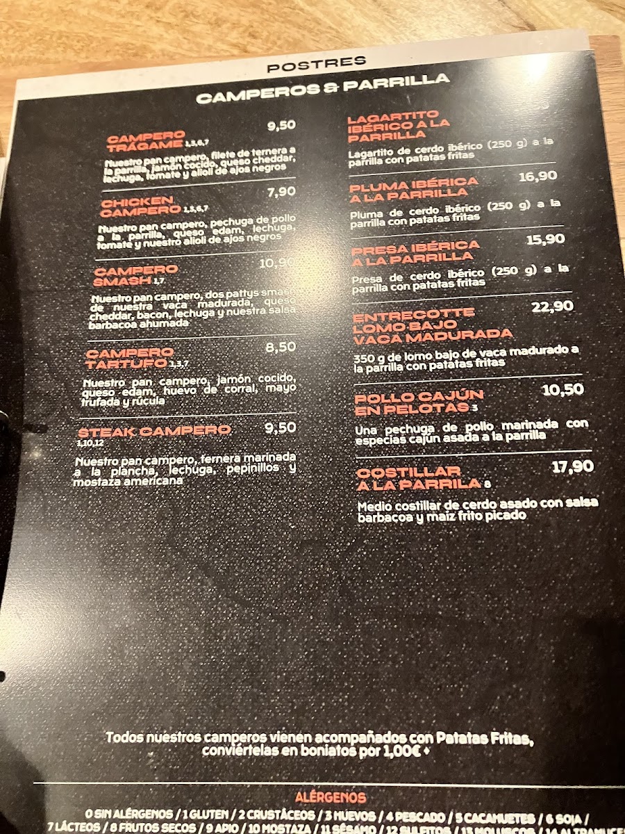 Trágame Burger Photo Menu 3