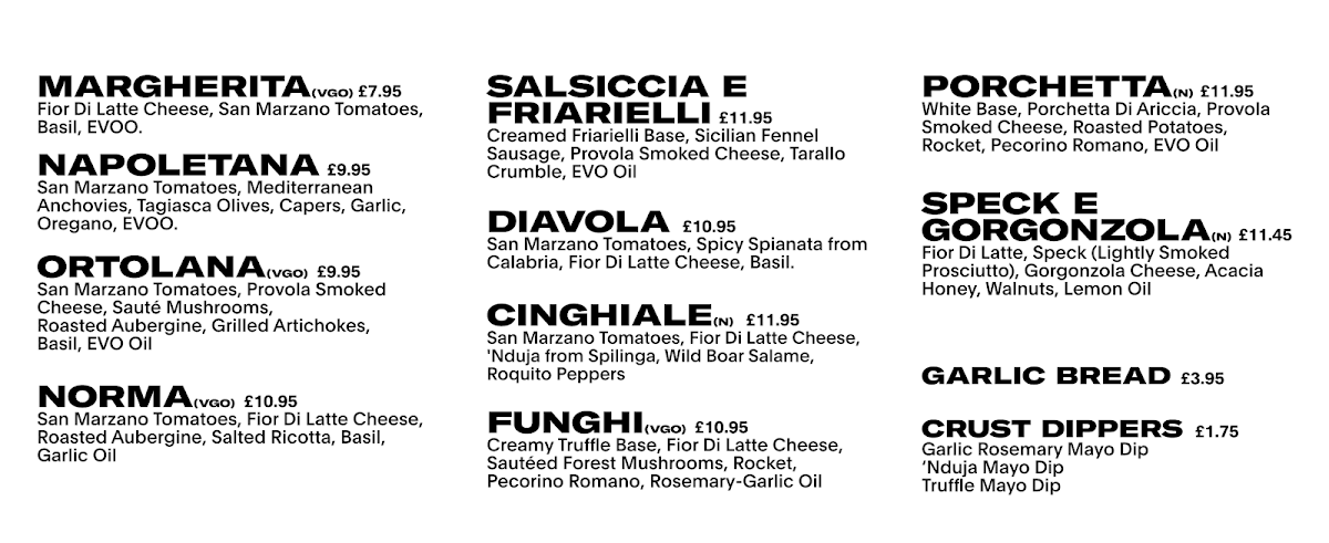 Razzo Pizza Napoletana Photo Menu 1