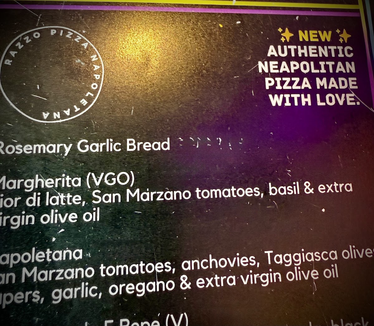 Razzo Pizza Napoletana Photo Menu 6