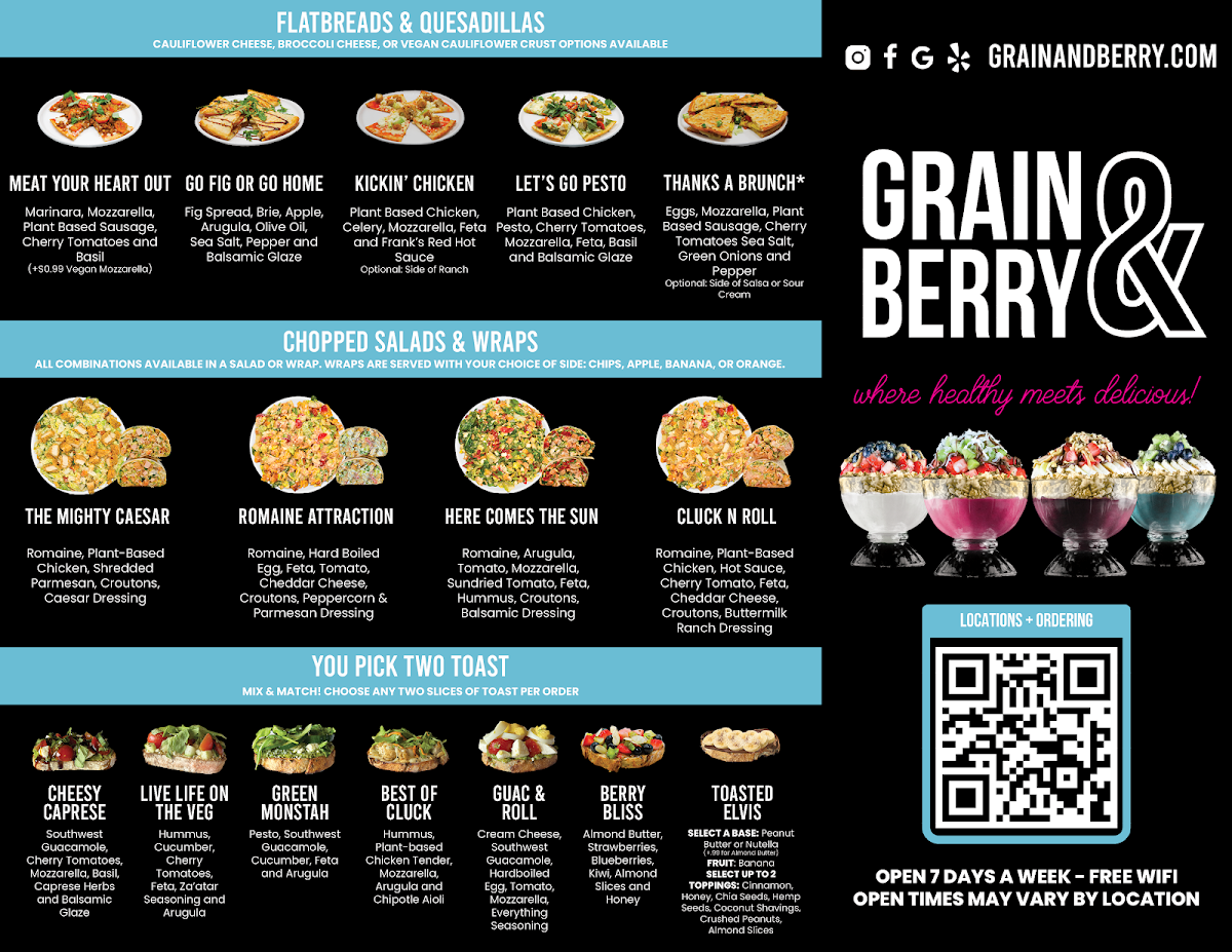 Grain and Berry - Holly Springs Photo Menu 2