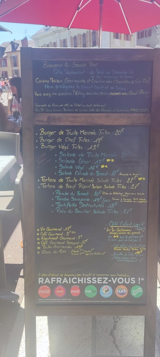 Savoie Bar Photo Menu 2