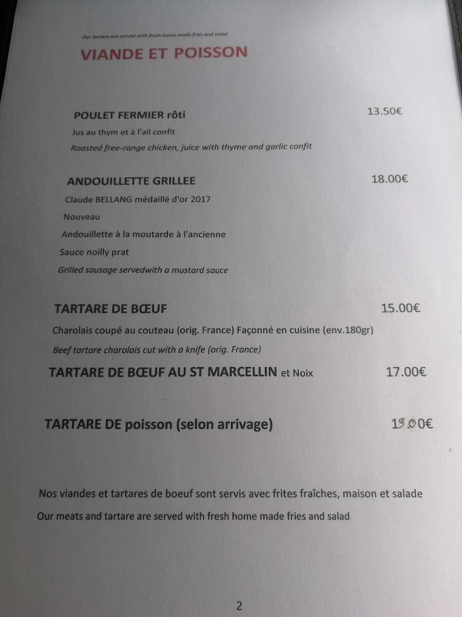 Savoie Bar Photo Menu 4