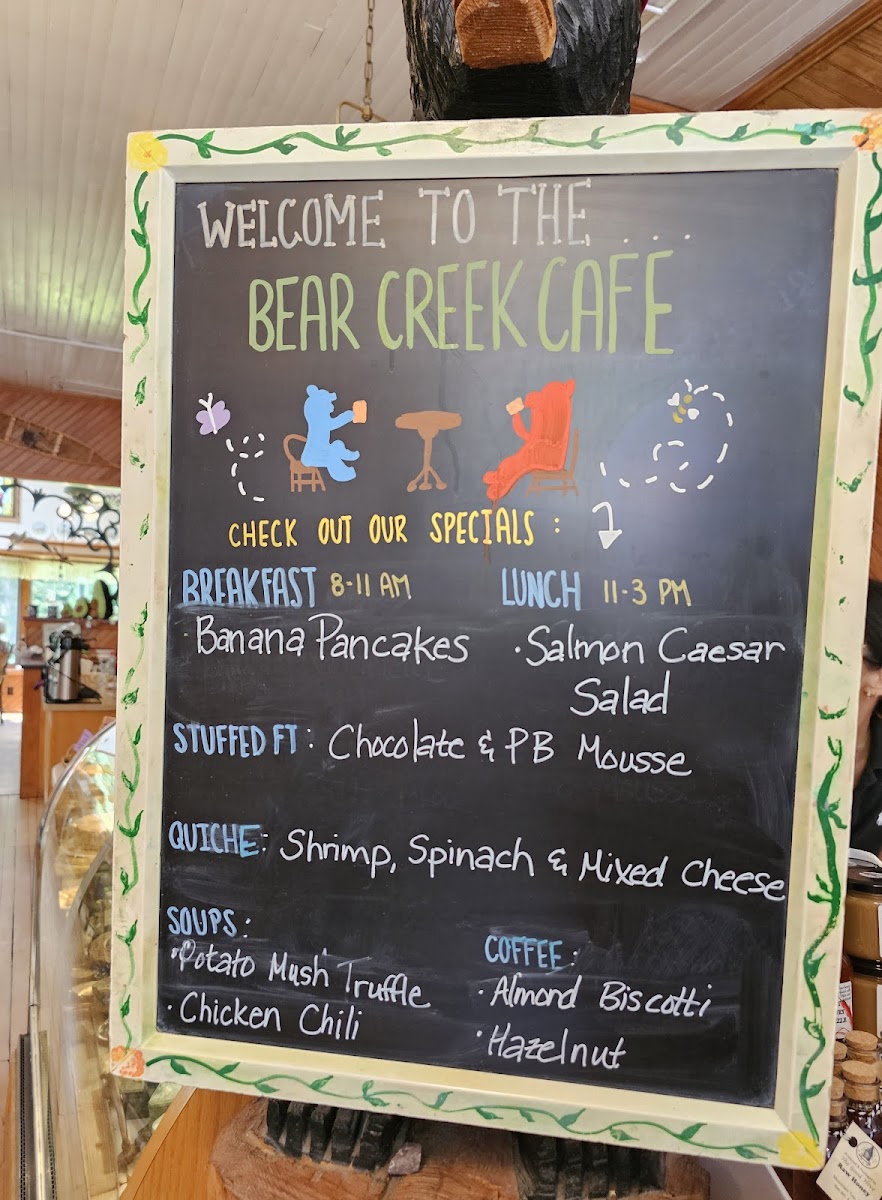 Bear Creek Cafe Photo Menu 4