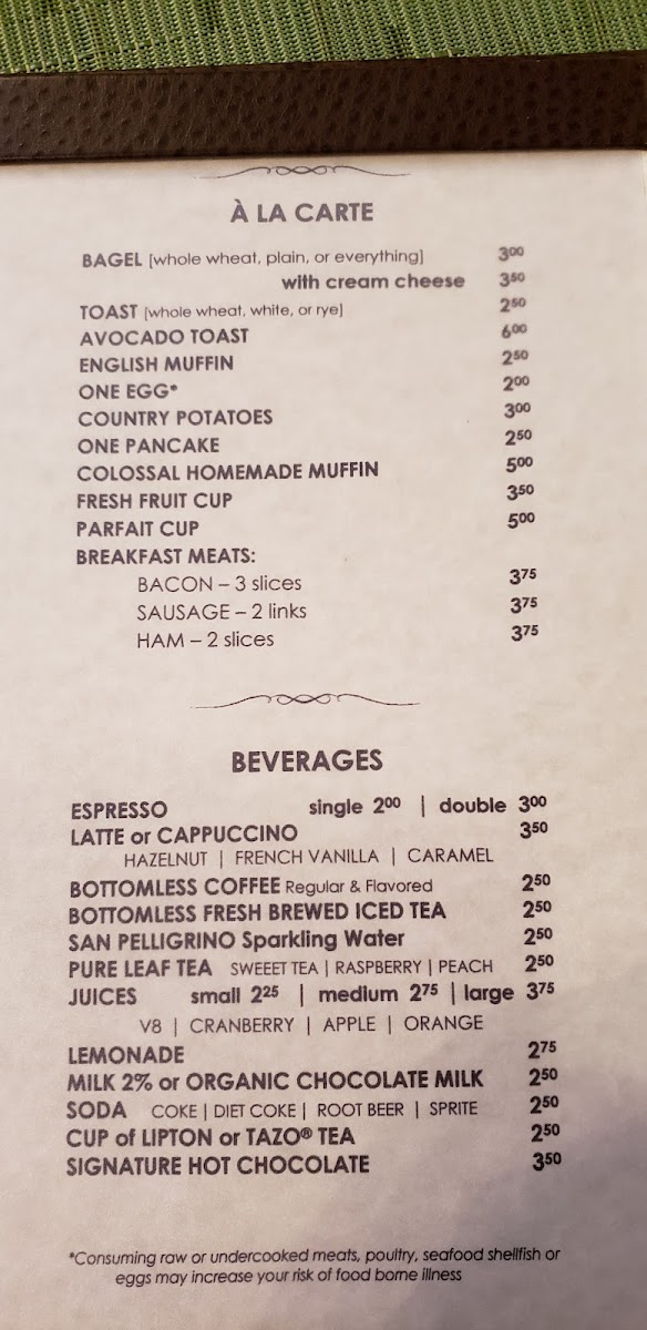 Bear Creek Cafe Photo Menu 7
