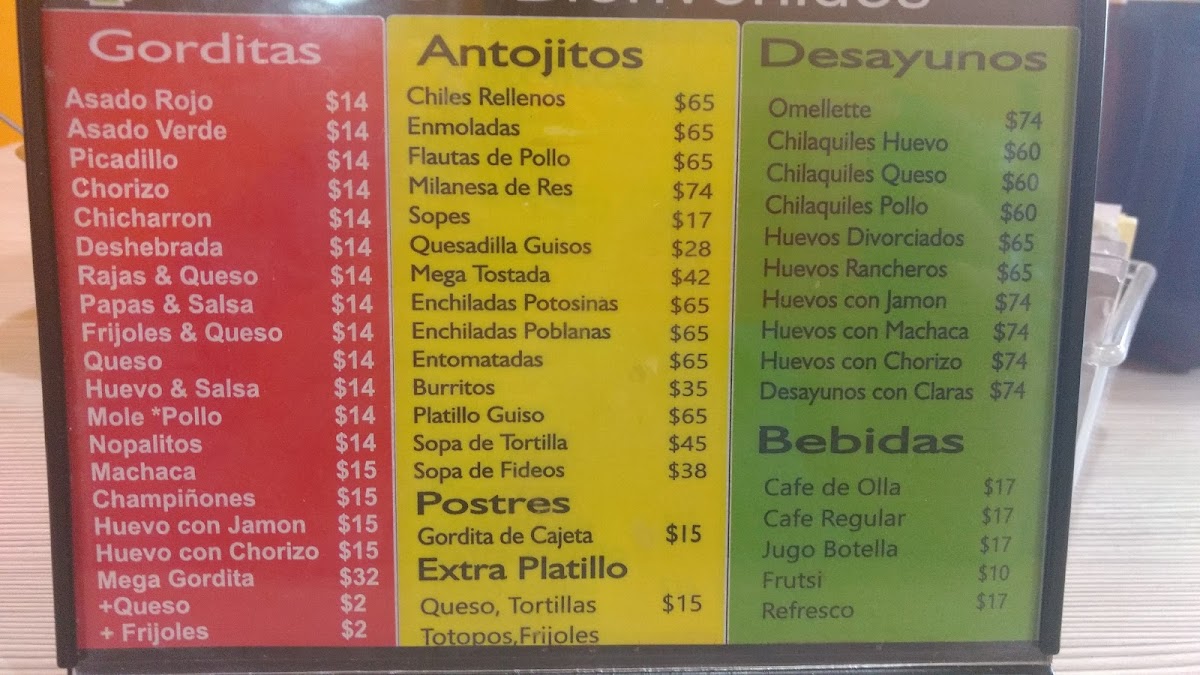 Las Canastas Photo Menu 10