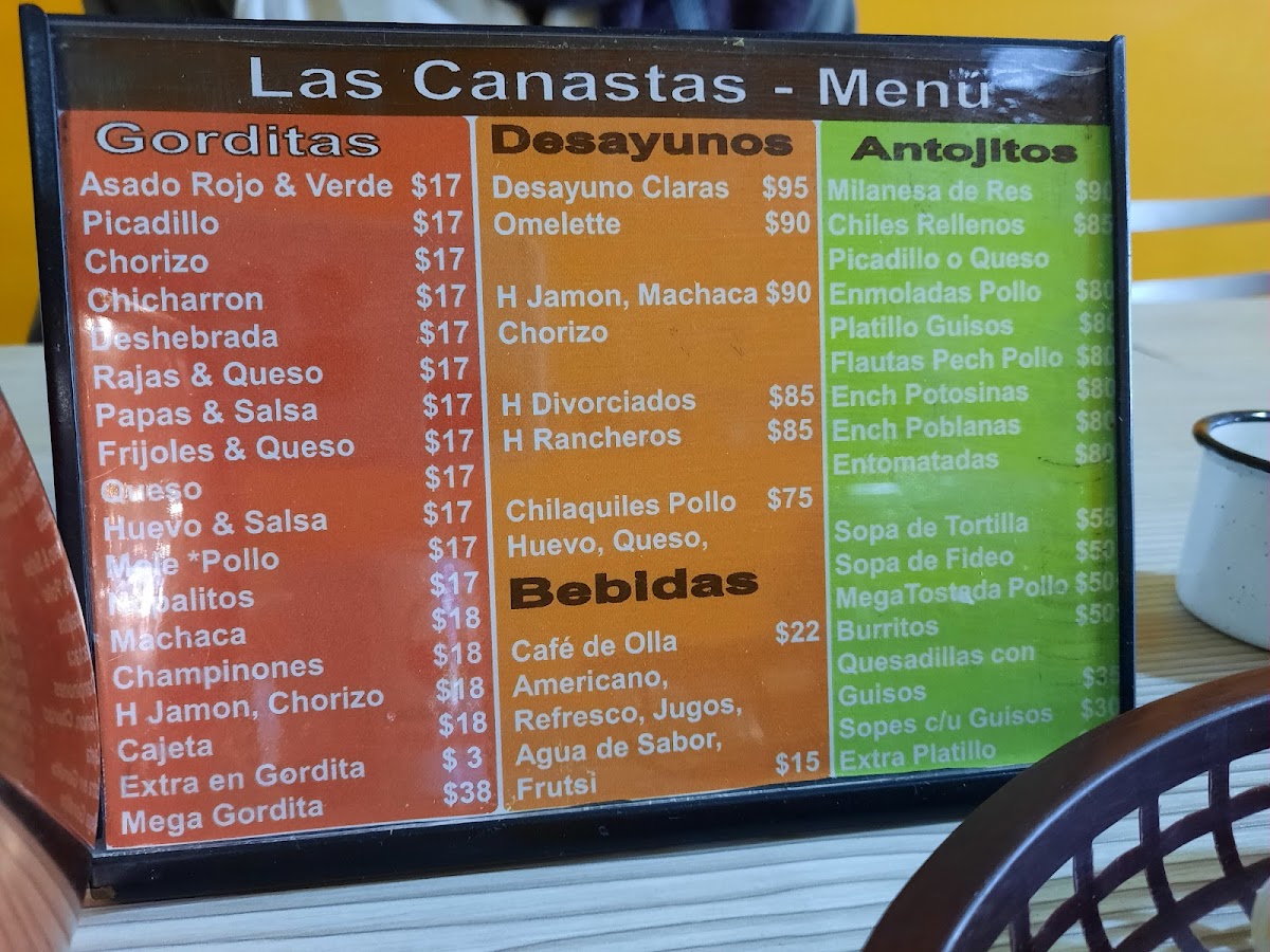 Las Canastas Photo Menu 4