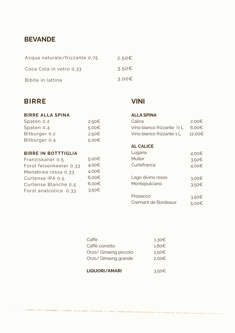Cavallino 2.0 Photo Menu 2