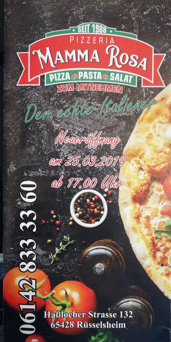 Pizzeria Mamma Rosa Rüsselsheim Photo Menu 4