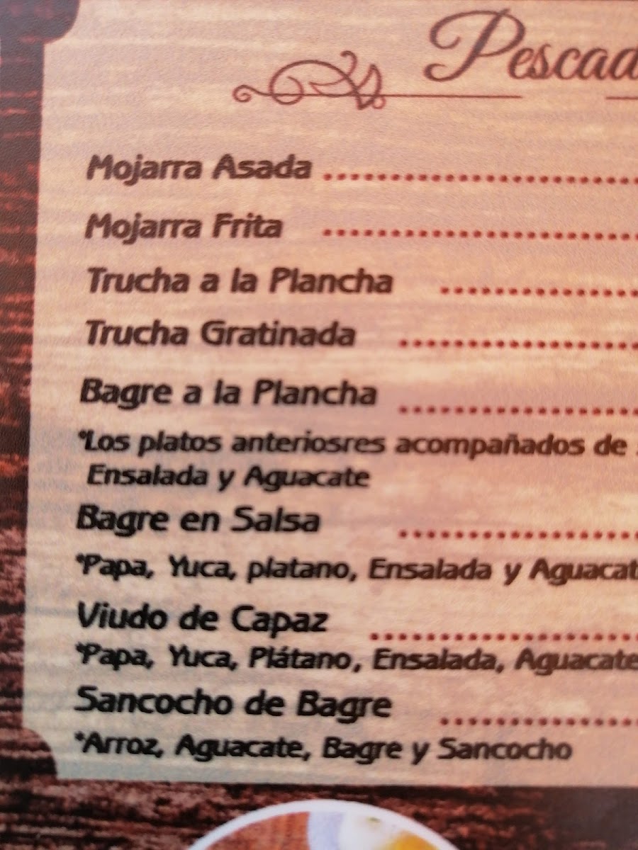 Restaurante Las Hamacas Photo Menu 7
