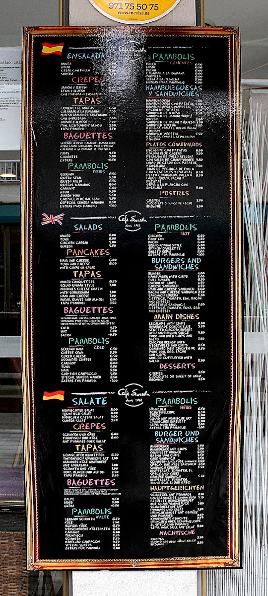 Cafè Sureda Photo Menu 7