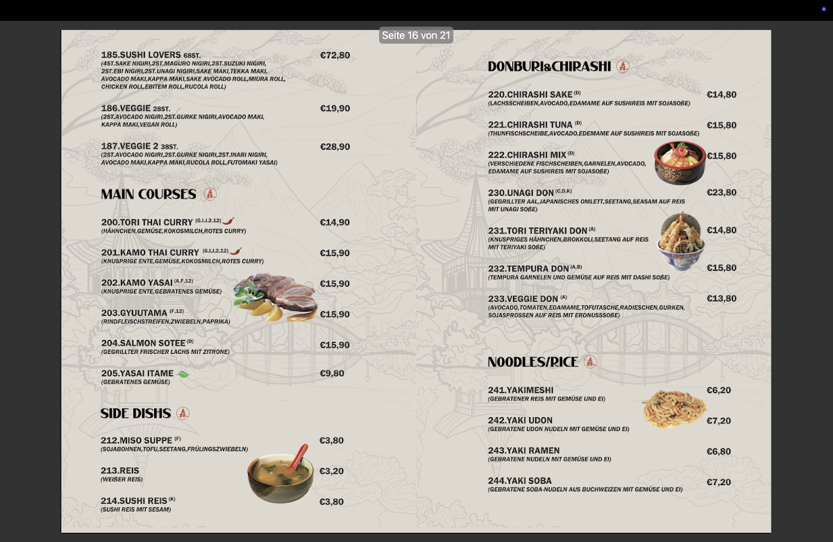 Restaurant Mori Sushi & Ramen Photo Menu 6