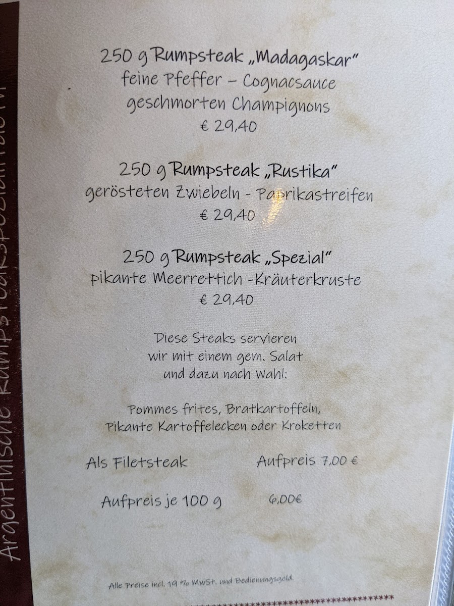 Gaststätte Old Bakery Photo Menu 10