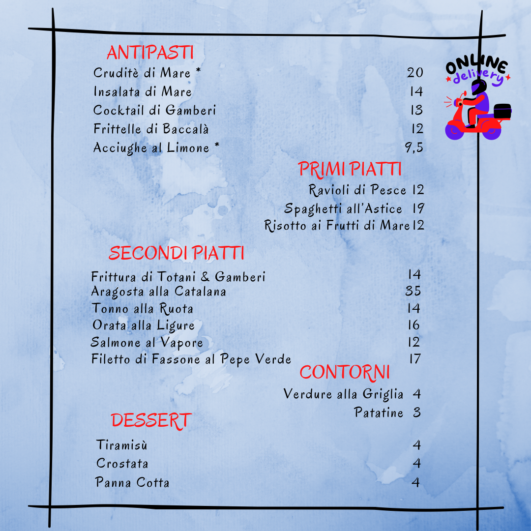 Trattoria La Ruota Photo Menu 2