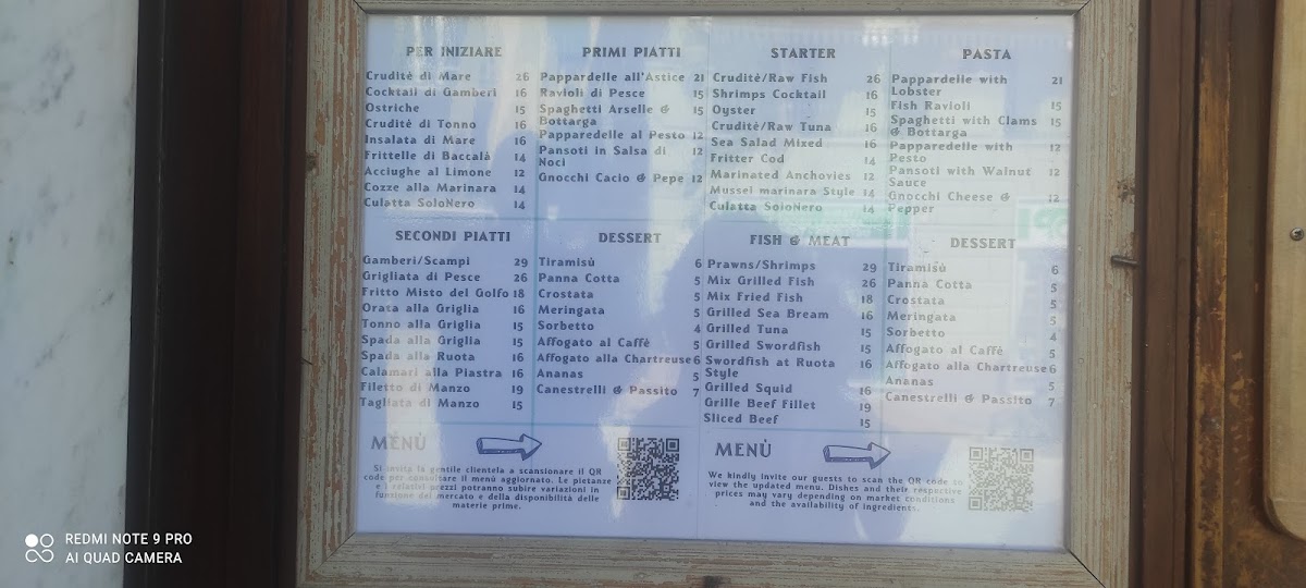 Trattoria La Ruota Photo Menu 3
