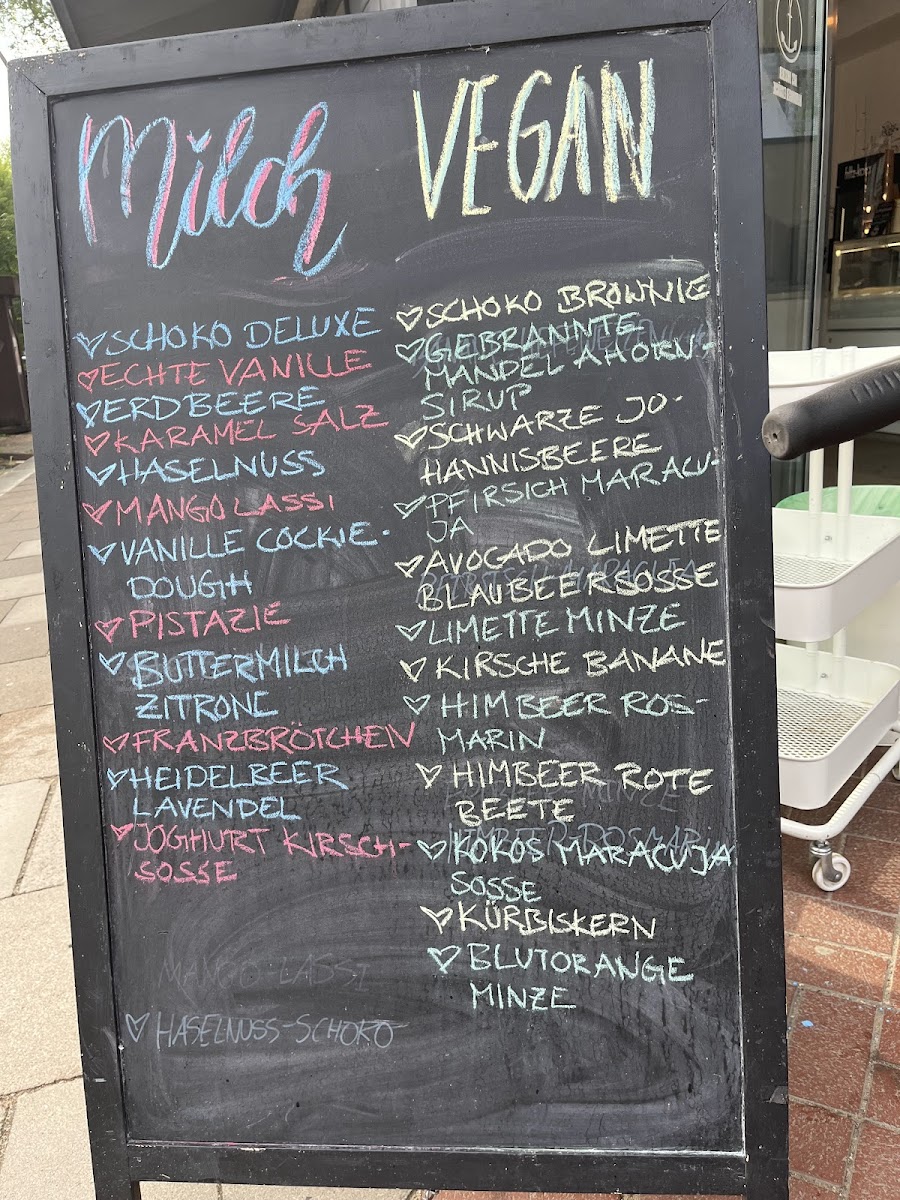 Luicella‘s ice cream Grindel Photo Menu 1