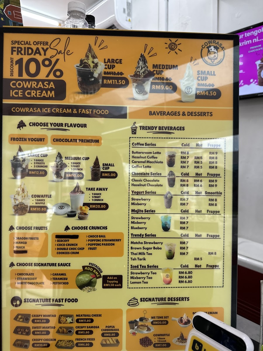 Cowrasa @ AEON Ayer Keroh Photo Menu 2