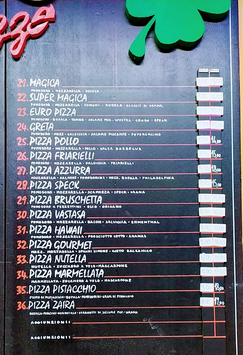 Al Quadrifoglio Photo Menu 1