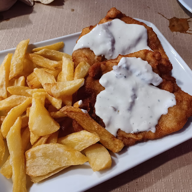 Cachopin Con Salsa de Cabrales