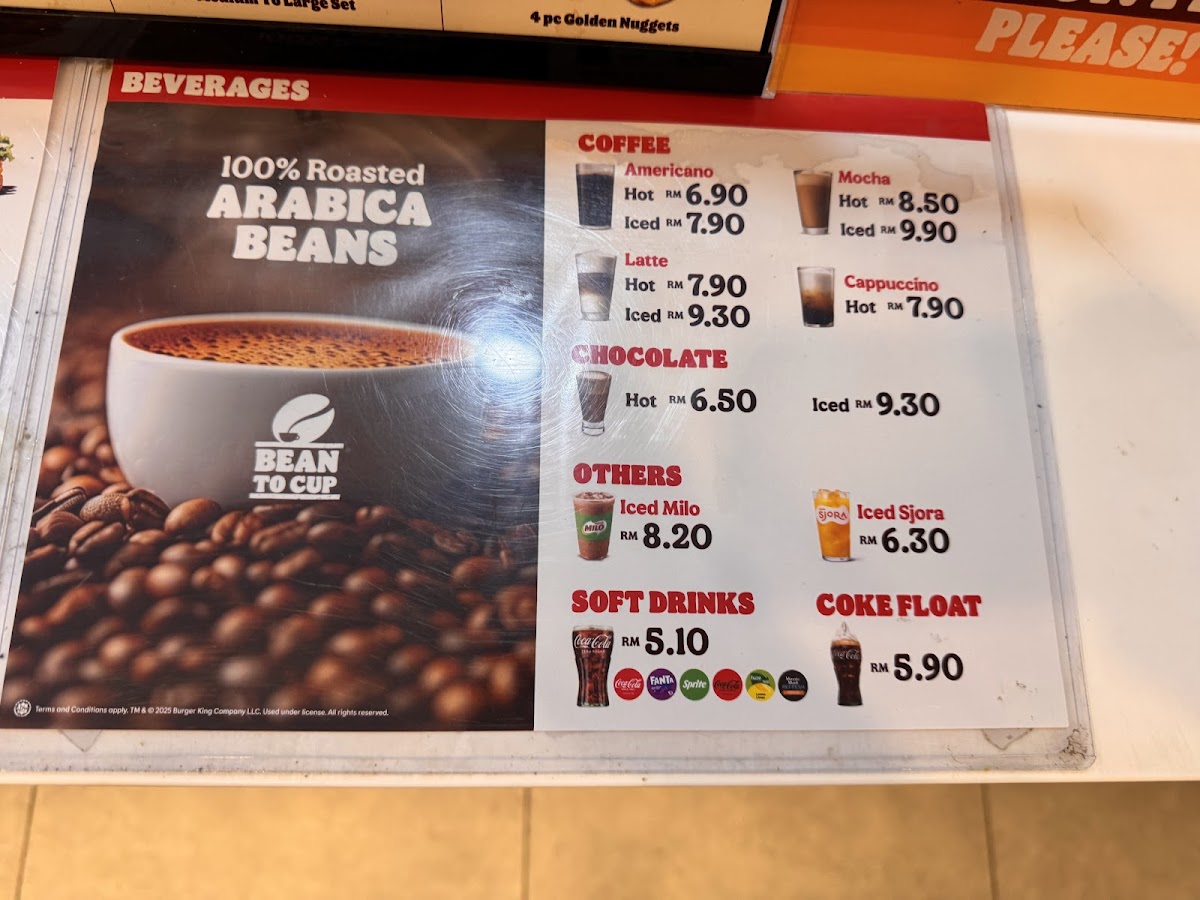 Burger King The Shore Sabah Photo Menu 3
