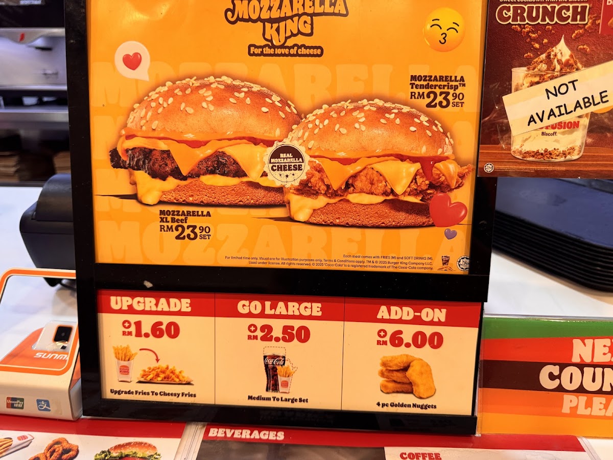 Burger King The Shore Sabah Photo Menu 4