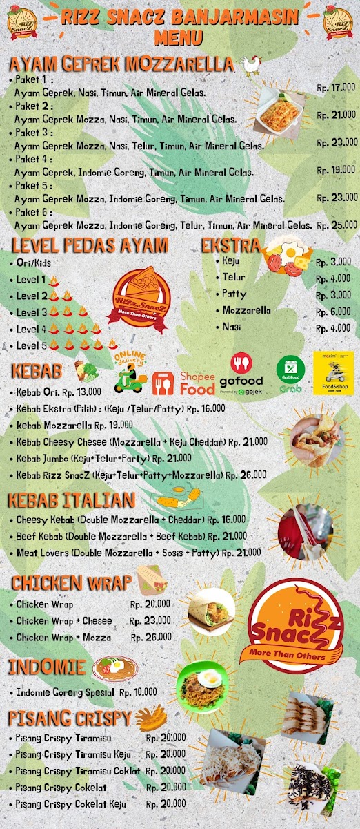 RiZz SnacZ BANJARMASIN Photo Menu 1
