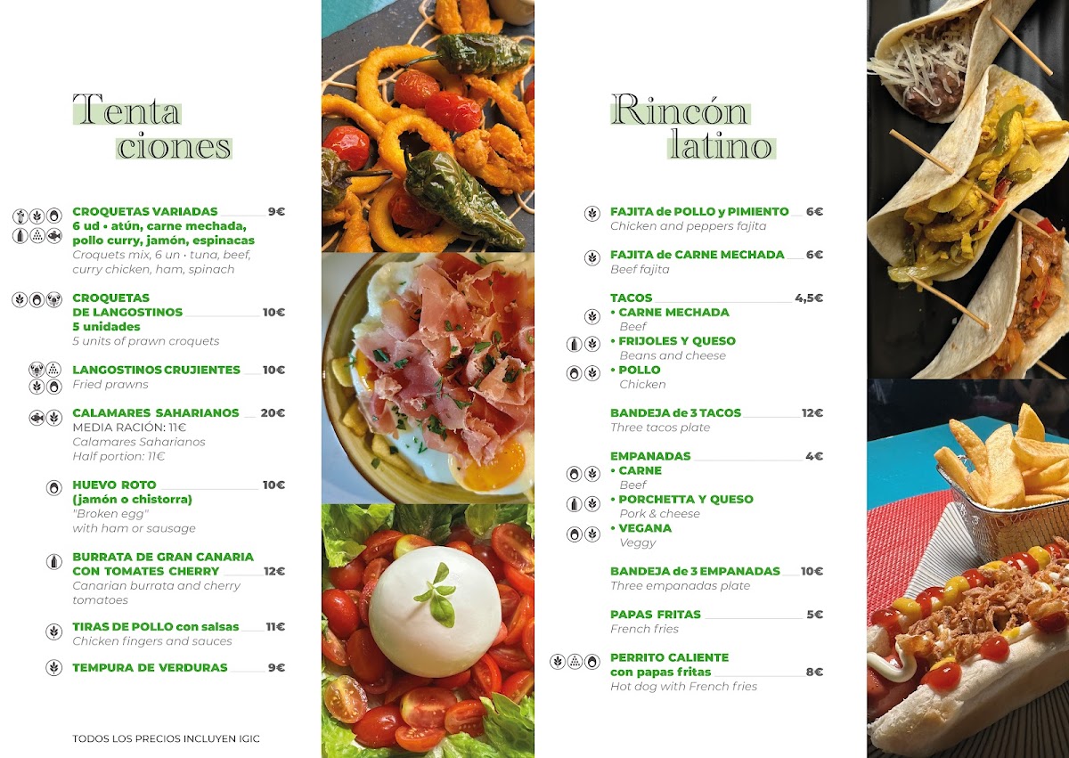 El Mono Curioso Photo Menu 2