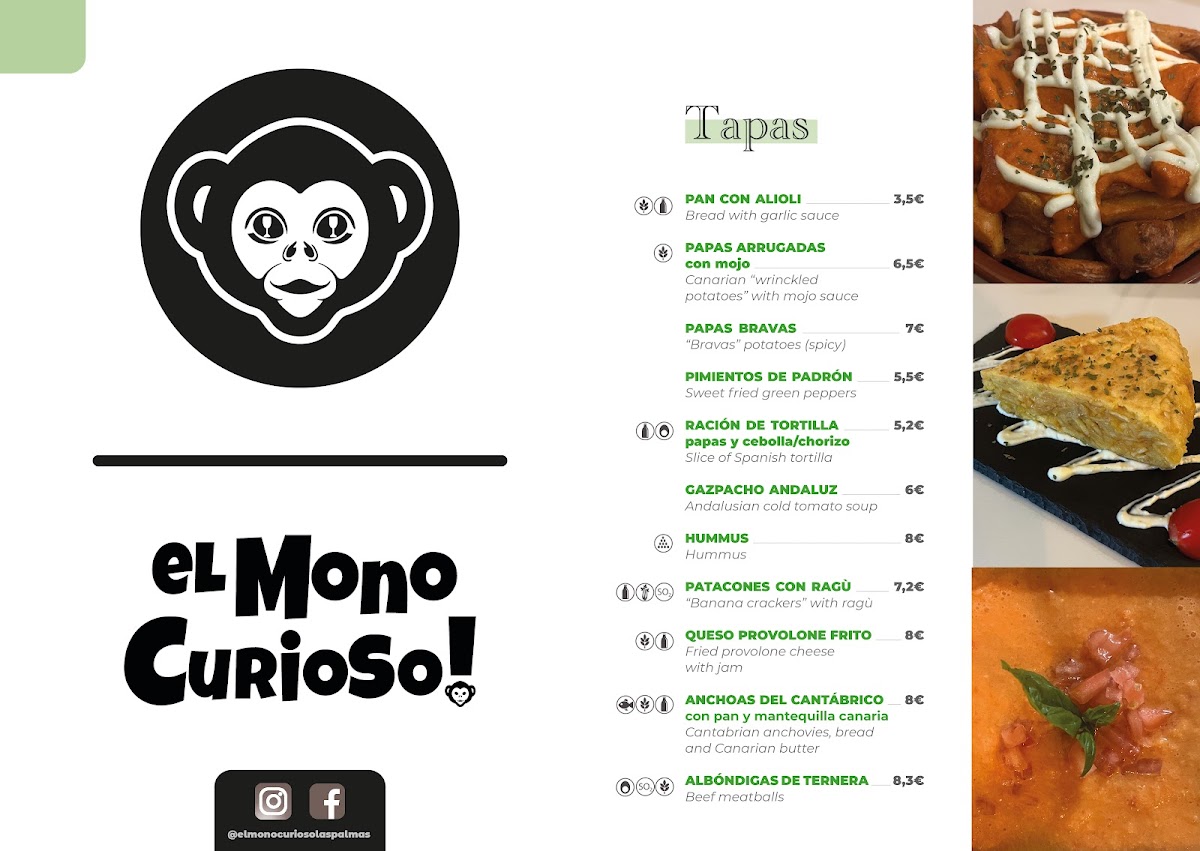 El Mono Curioso Photo Menu 6