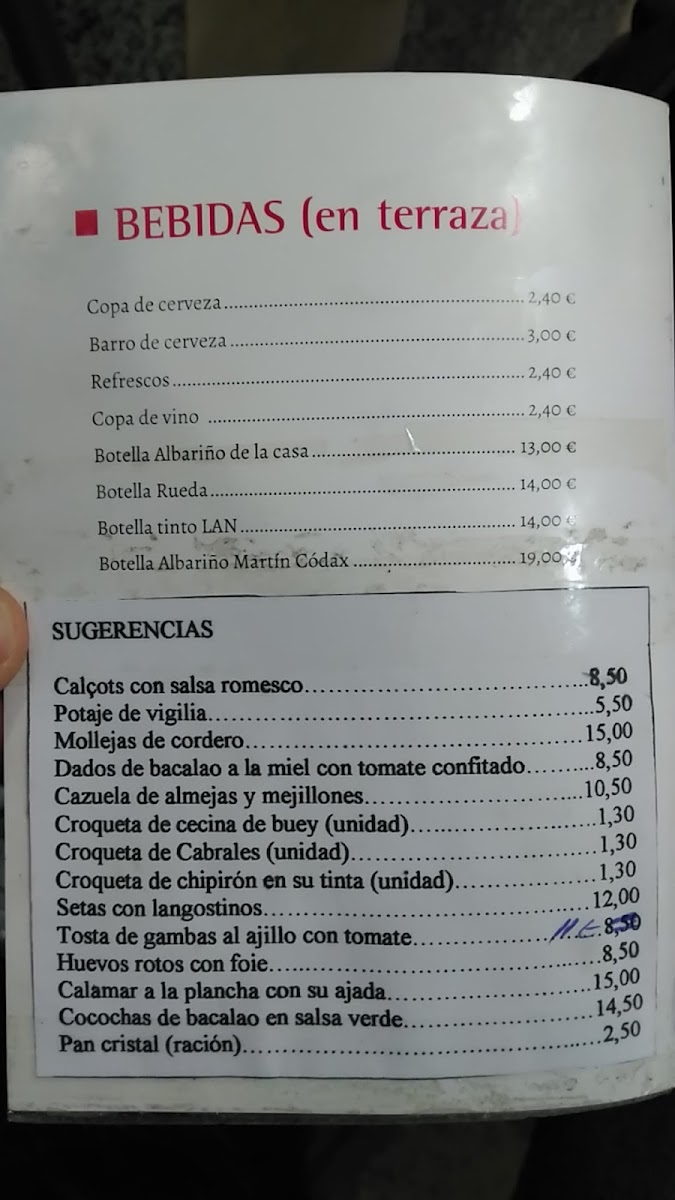 Restaurante Marisquería Luis Photo Menu 2
