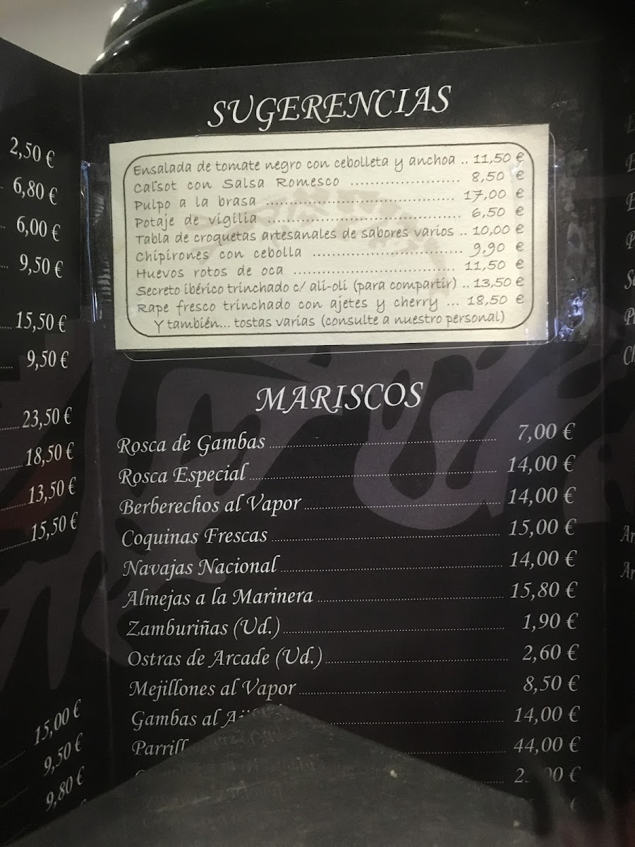 Restaurante Marisquería Luis Photo Menu 4